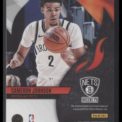 2023-24 Panini Phoenix #FF-CAM Cameron Johnson Fire Fabrics