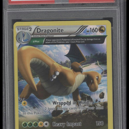 2015 Pokemon Xy Roaring Skies #52 Dragonite-Holo Roaring Skies PSA 9