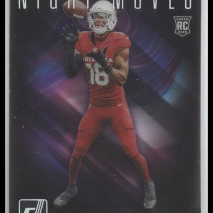 Marvin Harrison Jr. 2024 Clearly Donruss #8 Night Moves