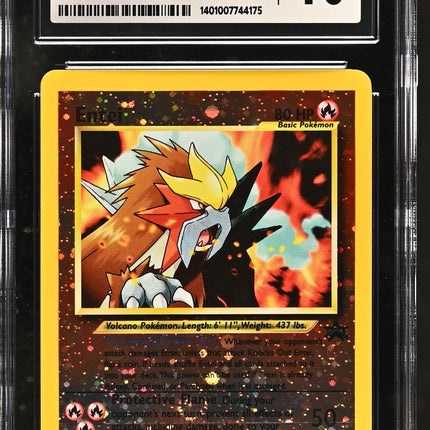 Entei 2001 Black Star Promos #34 CGC 10