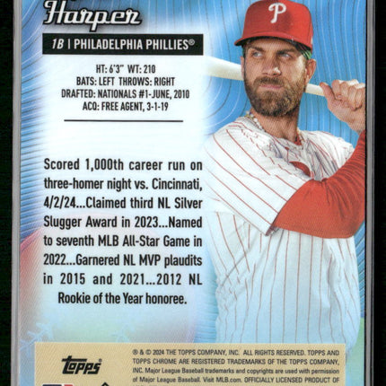 2024 Topps Chrome Update #CAEU-3 Bryce Harper Chrome All-Etch