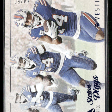 2023 Panini Luminance #17 Stefon Diggs Vestige Blue #/50