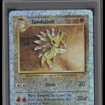 Sandslash-Rev.Foil 2002 Pokemon Legendary Collection #62 PSA 8