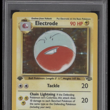 Electrode-Holo 1999 Pokemon Jungle #2 1st Edition PSA 8