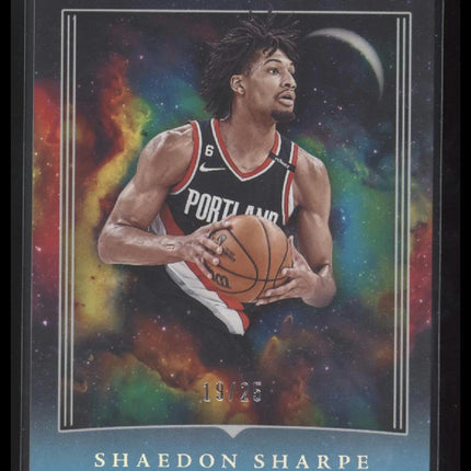 2023-24 Panini Origins #1 Shaedon Sharpe Turquoise #/25