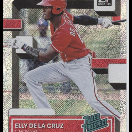 Elly De La Cruz 2022 Donruss #RP-6 Rated Prospects Rapture
