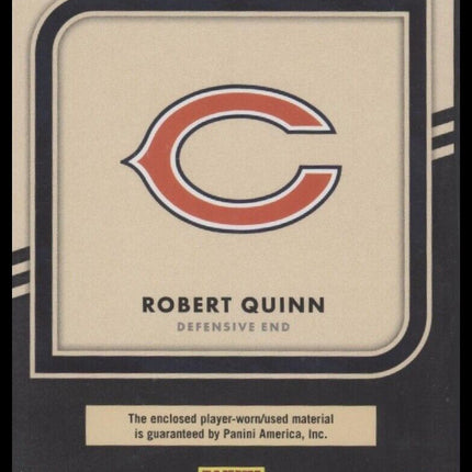 2021 Panini Gold Standard #GG-RQ Robert Quinn Gold Gear Prime #/49