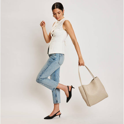 Natural Woven Tote