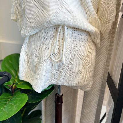 Knit Short- Cream