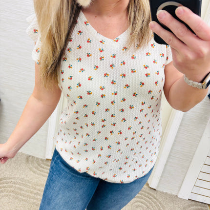 Ivory Ritzy Blouse