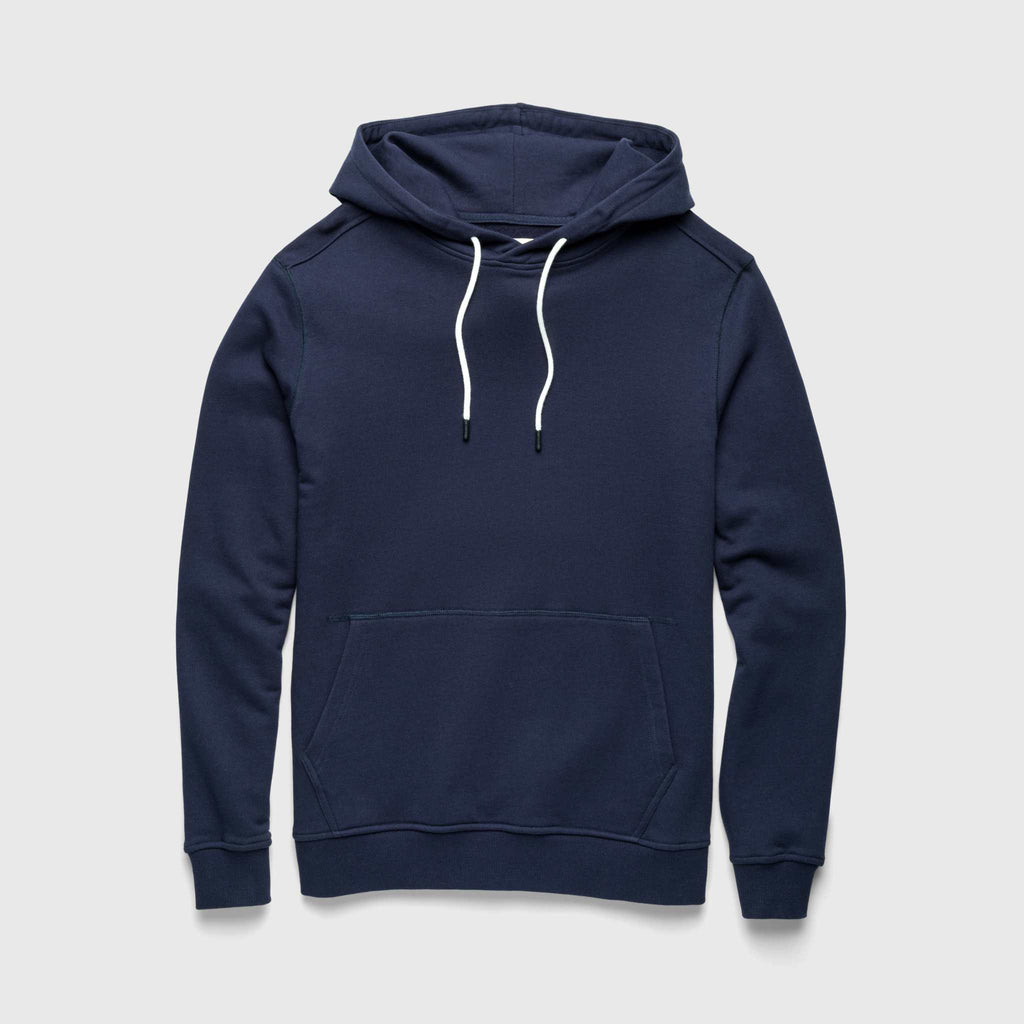 Marine French Terry Hoodie - Navy Blazer