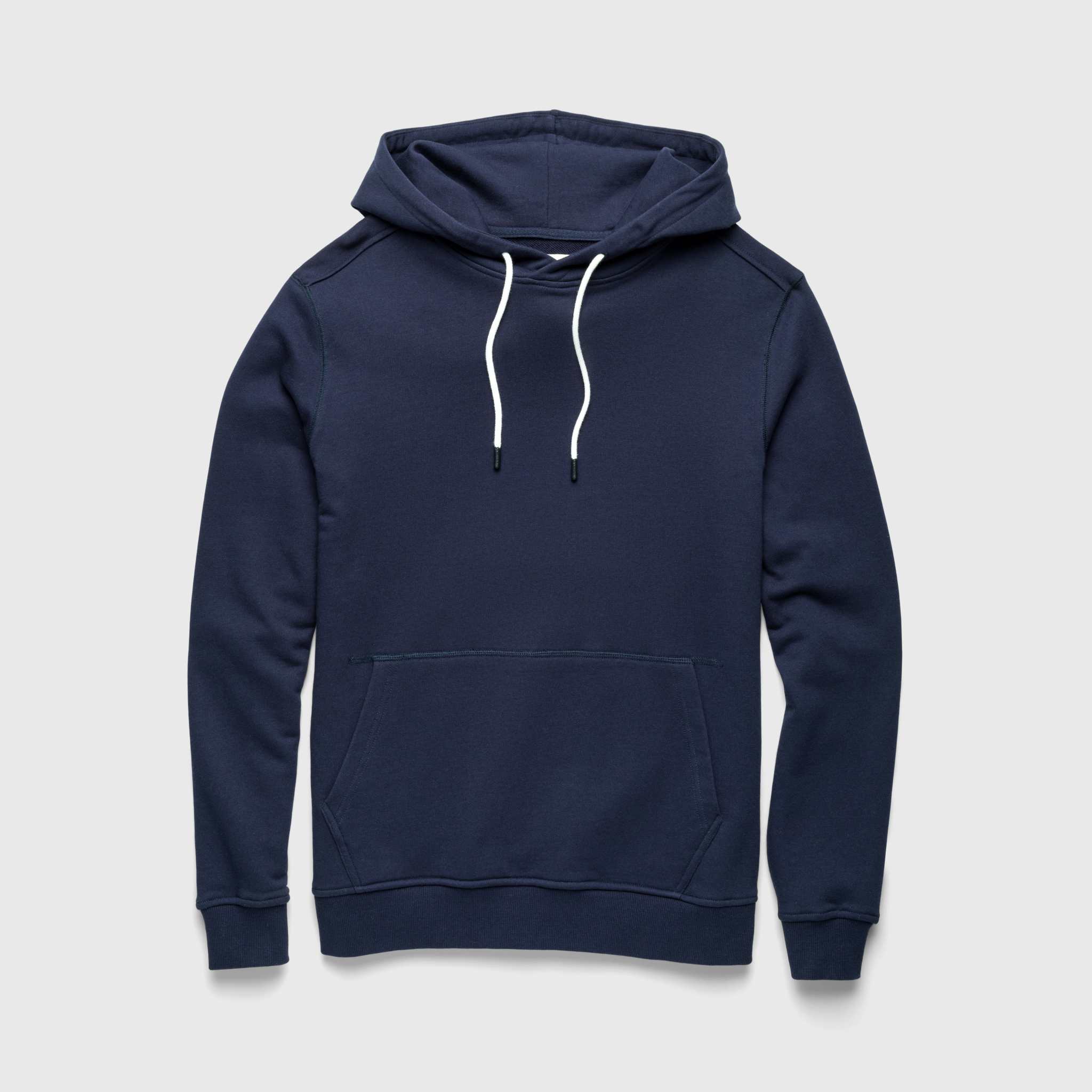 Marine French Terry Hoodie - Navy Blazer
