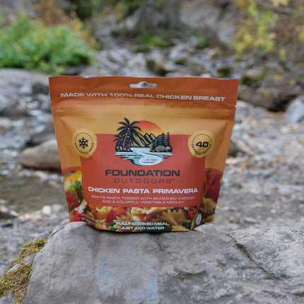 FOUNDATION Outdoors Chicken Pasta Primavera Meal