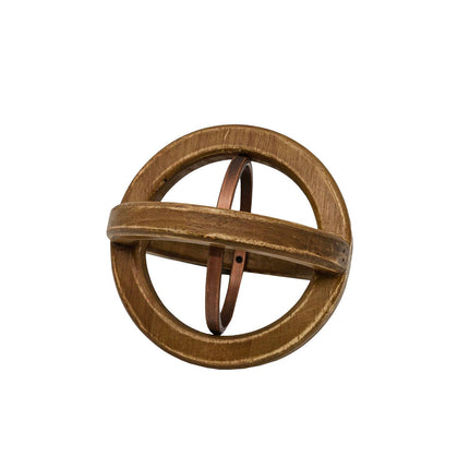 Metal/Wood Decorative Accent Piece