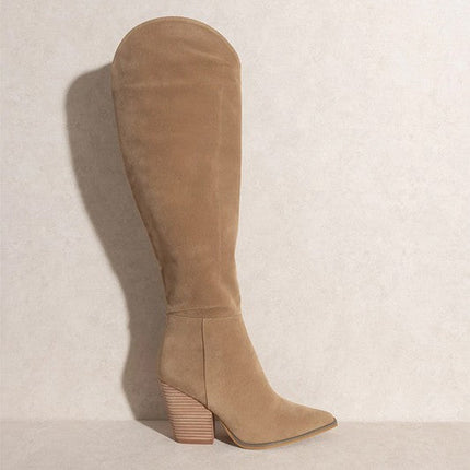 CLARA-KNEE HIGH WESTERN BOOTS