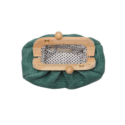 Wooden Frame Clutch