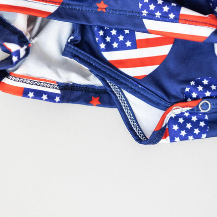 I Heart the USA S/S Twirl Bodysuit