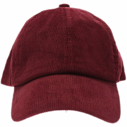 Blue Corduroy High Ponytail Ball Cap