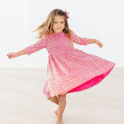 SALE Hot Pink Sequin Dress