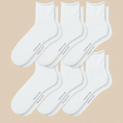 6-Pack Men's Roll Top Socks