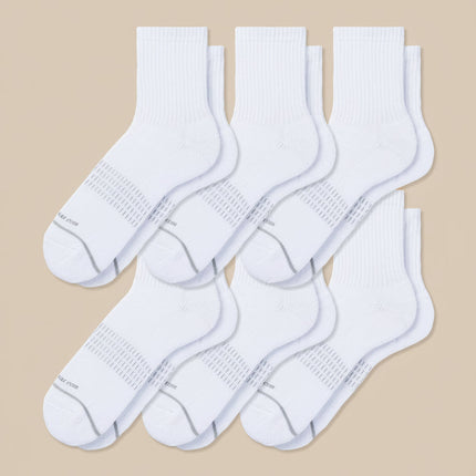 6-Pack Men's 3D Sports Crew Socks
