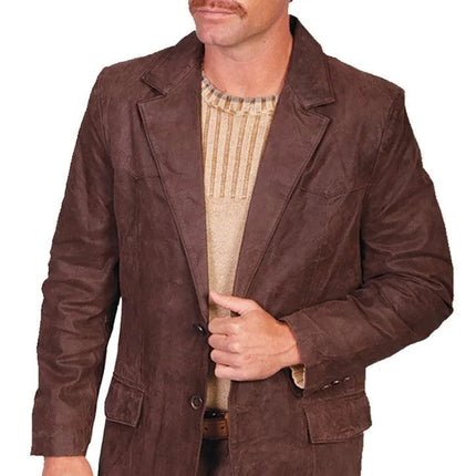 Scully Beau Leather Blazer - Mens Jacket