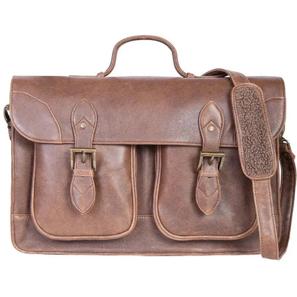 Scully Wayfarer's Venture - Leather Briefcase