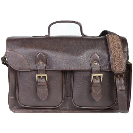 Scully Luxe Voyager - Leather Briefcase