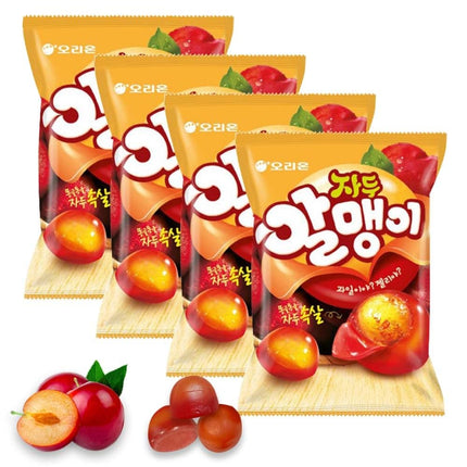 Korean Fruit Jelly Candy - 5 Flavor Mix - Chewy Gummy Snacks