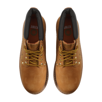 Kiwi Premium Wheat Nubuck 6" Water Resistant Work Boots [61100]