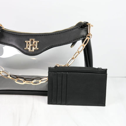 Clear Stadium Crossbody Handbag