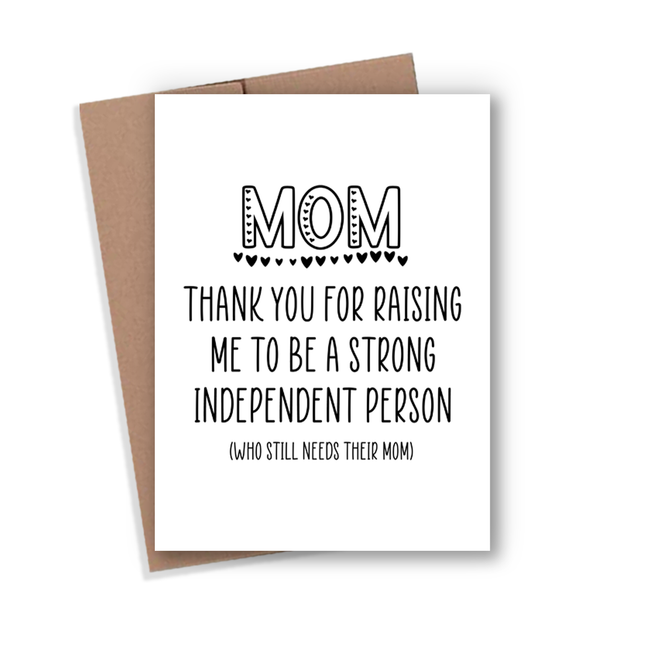 Mom, Thank You Card