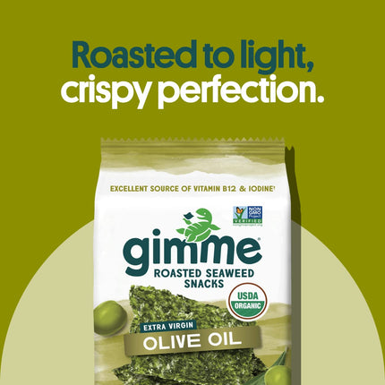 Viral gimMe Organic Roasted Seaweed Snacks - TikTok Famous Healthy Snack