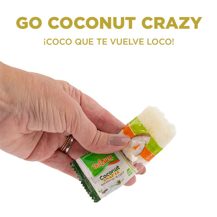 Dulzura Coconut Snacks - Light and Flaky Coconut Treats - 3.4 oz (Pack of 1)