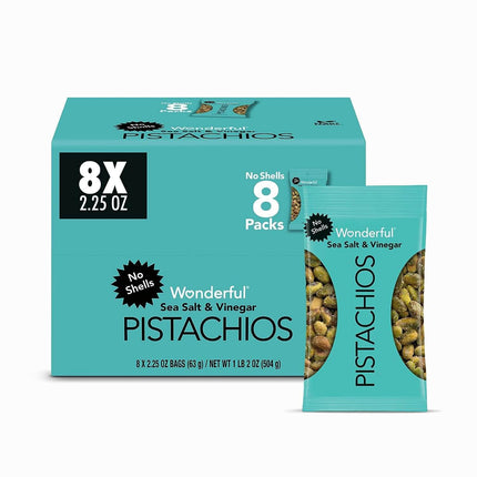 Wonderful Pistachios No Shells - Viral Flavors Variety Pack, Premium Roasted (6.75 oz)