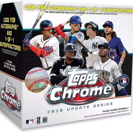 2020 Topps Chrome Update Series Baseball Mega box