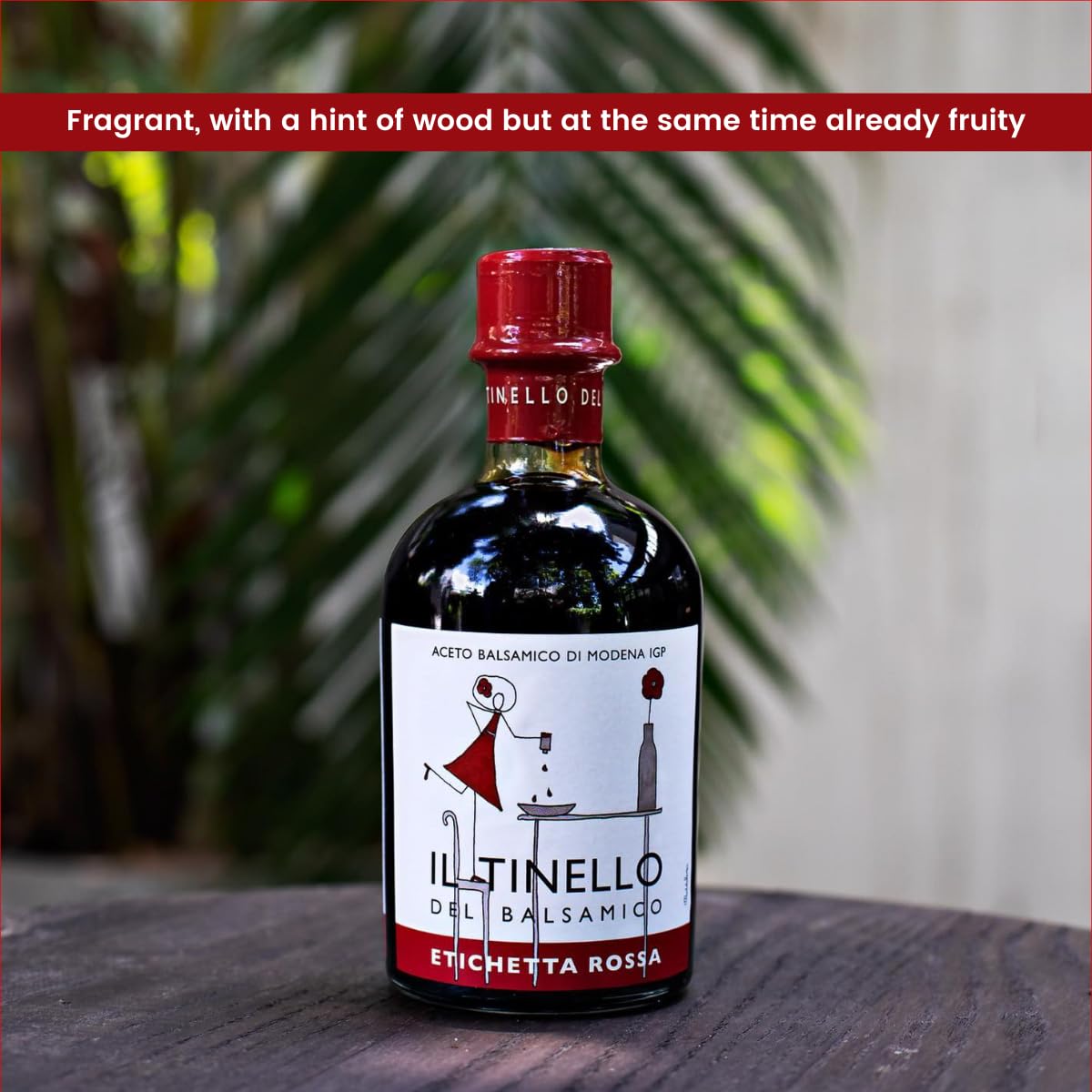 IL TINELLO, Aceto Balsamico di Modena IGP, Red Label, (8.5 fl oz) 100ml