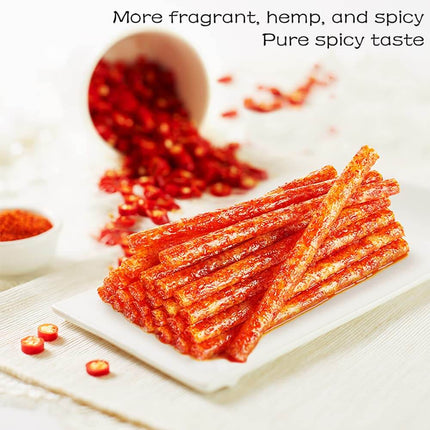 Viral Chinese Latiao Strips - Authentic Vegan Spicy Snack