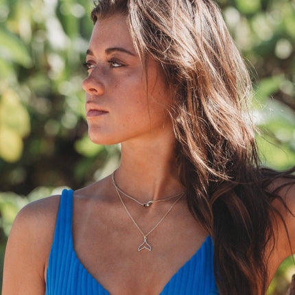Whale Tail Necklace Set