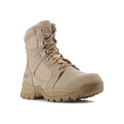 Kiwi Rugged Sand Suede 7" Composite Toe Zipped Waterproof Tactical Boots [60400]