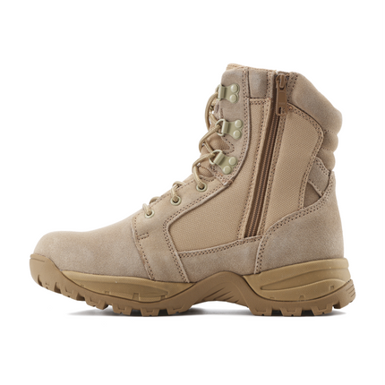 Kiwi Rugged Sand Suede 7" Composite Toe Zipped Waterproof Tactical Boots [60400]