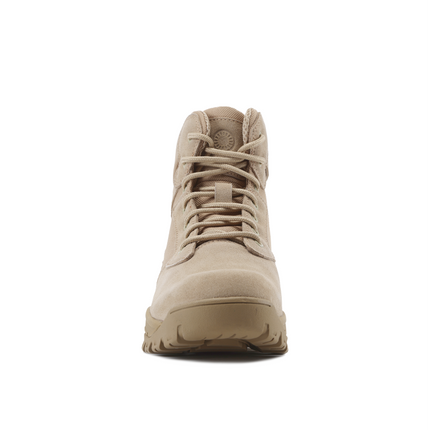 Kiwi Rugged Sand Suede Mid-Cut 6" Composite Toe Zipped Water Resistant Tactical Boots [68000]