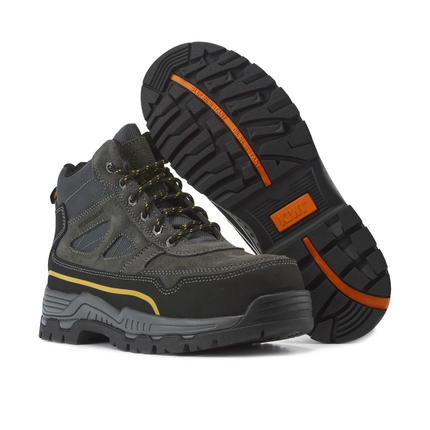 Kiwi Trail Grey Suede/Nylon 5" Steel Toe Water Resistant Work Boots [63300]