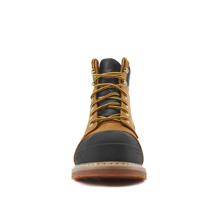 Kiwi Premium Wheat Nubuck 6" Steel Toe Waterproof Cap-Toe Work Boots [64000]
