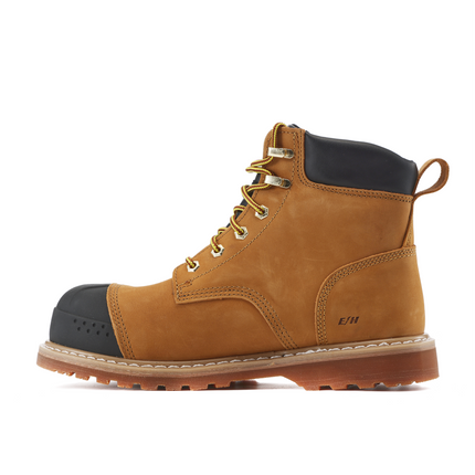 Kiwi Premium Wheat Nubuck 6" Composite Toe Waterproof Cap-Toe Work Boots [69000]