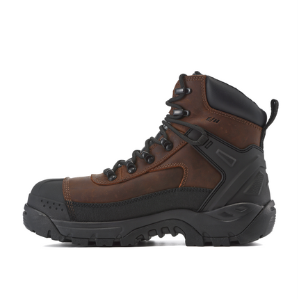 Kiwi ProGuard Brown Crazy Horse Leather Mid-Cut 6" Composite Toe Waterproof Tactical Boots [69200]