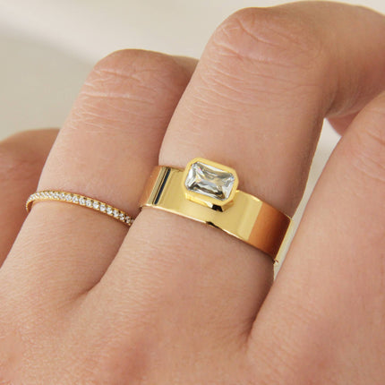 Bezel Band Ring