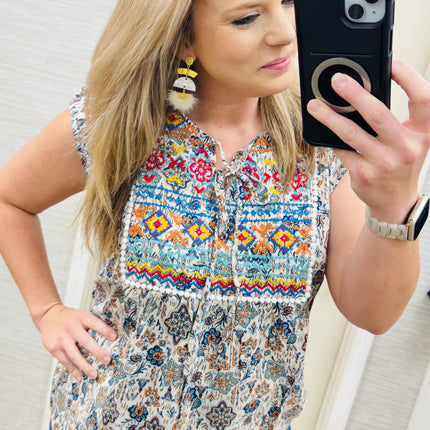 Teal Patricia Blouse