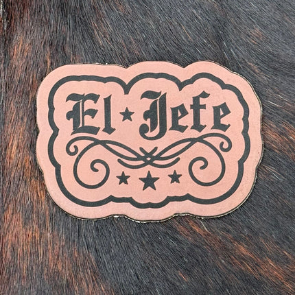 Engraved El Jefe Patch
