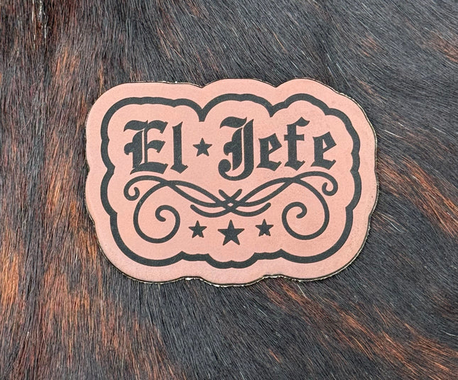 Engraved El Jefe Patch